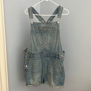Urban Outfitters BDG denim short overalls